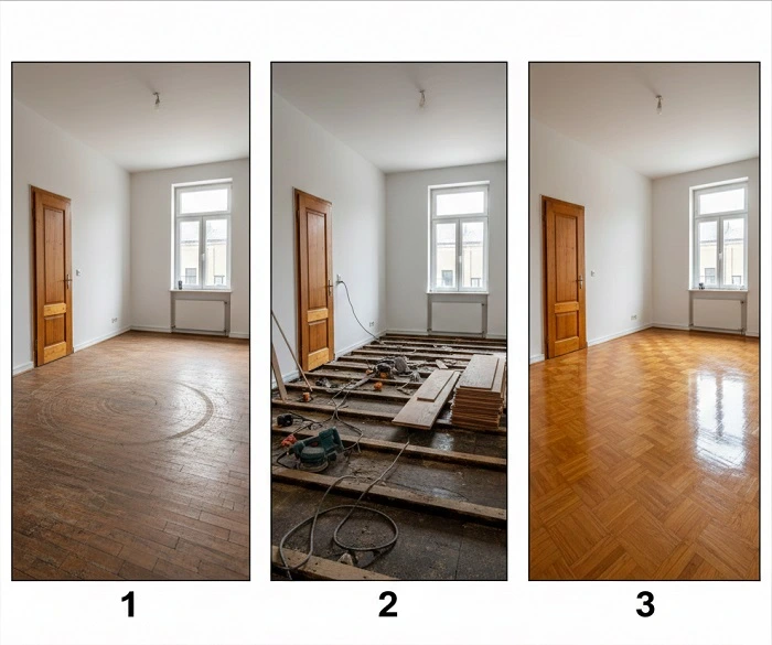 arreglo maderas levantadas